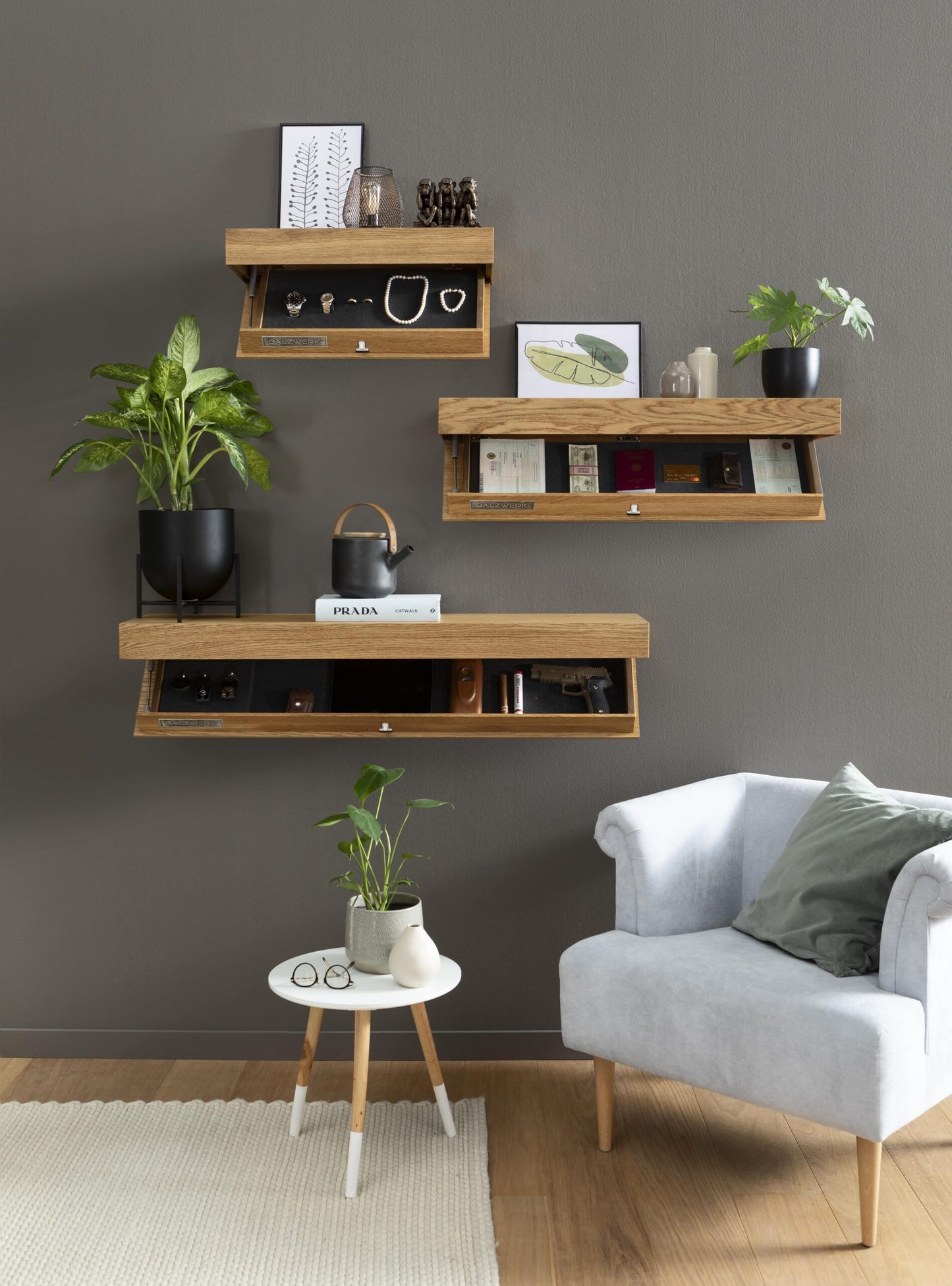 HideCraft™ - Hidden Floating Shelf